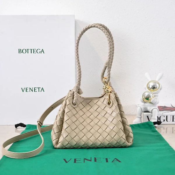 BV 25s Parachute Handbag 21cm Intrecciato Calfskin Leather GHW