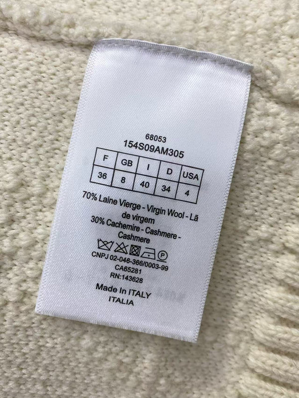 CD Macrocannage Zipped Cardigan