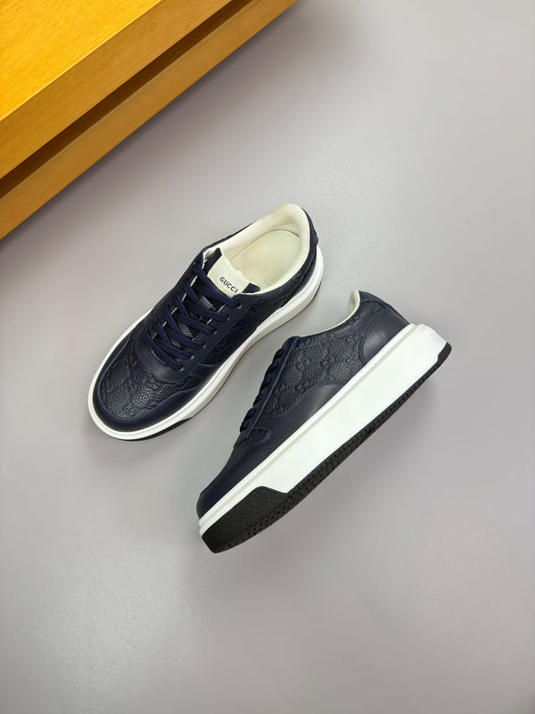 GG SNEAKER BLUE NAPPA LEATHER 194570