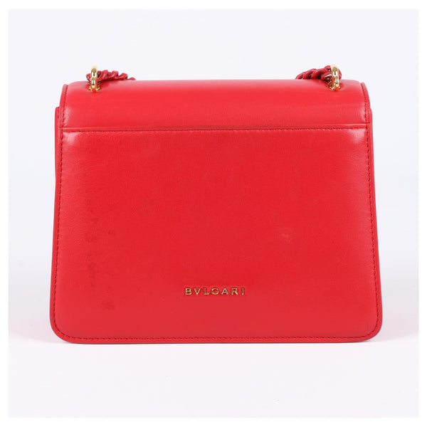 BVL Serpenti Forever Crossbody Bag 20cm Red Calfskin GHW 188659