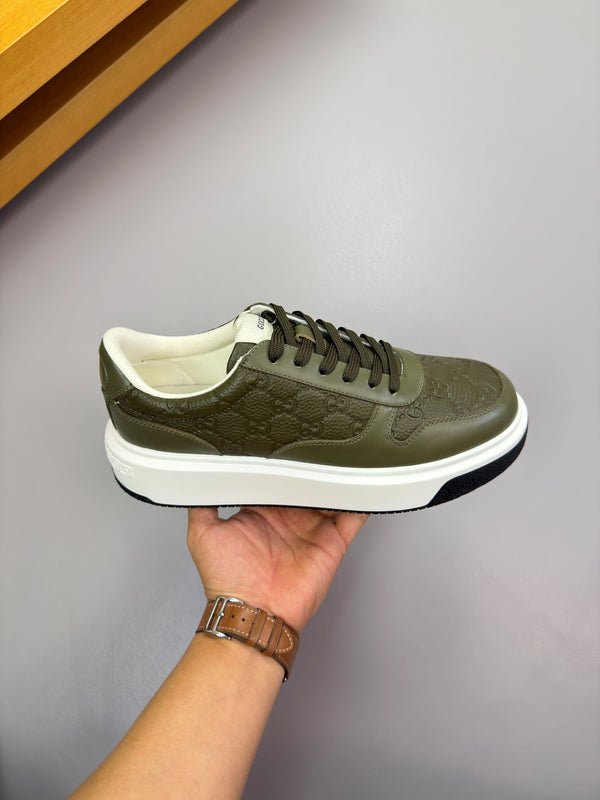 GG SNEAKER GREEN NAPPA LEATHER 194569