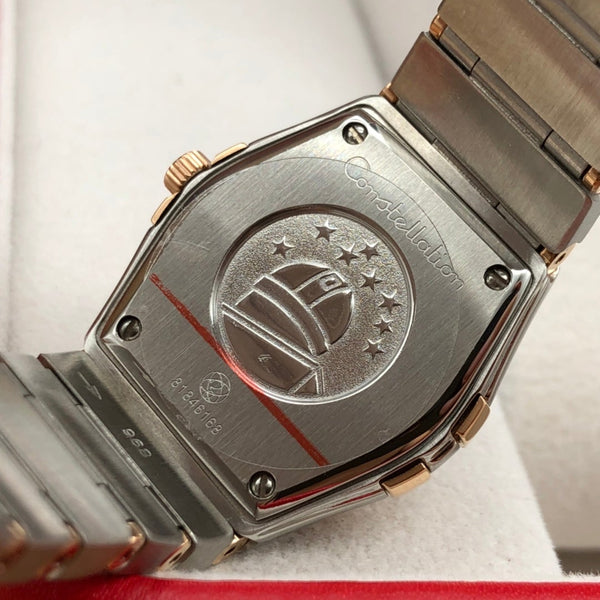 CONSTELLATION 27MM QUARTZ ROSE GOLD BEZEL MOTHER OF PEARL DIAL