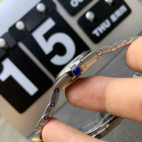 CONSTELLATION QUARTZ 27MM STEEL CASE MOTHER OF PEARL DIAL