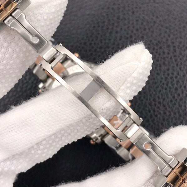 HAPPY DIAMOND TWO TONE WHITE DIAL