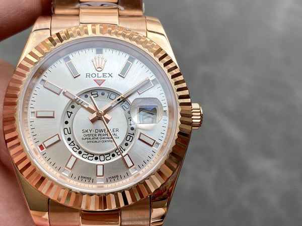 SKY-DWELLER ORO ROSA 42 QUADRANTE GRIGIO