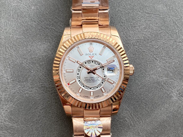 SKY-DWELLER ORO ROSA 42 QUADRANTE GRIGIO
