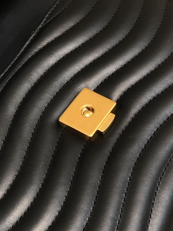 LV TOP HANDLE 26CM BLACK CALFSKIN