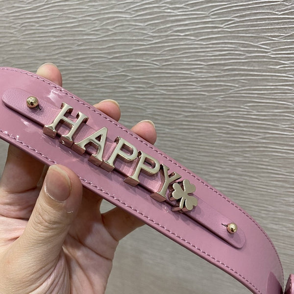 MEDIUM ULTRAMATTE BAG 20 PINK PATENT CALFSKIN