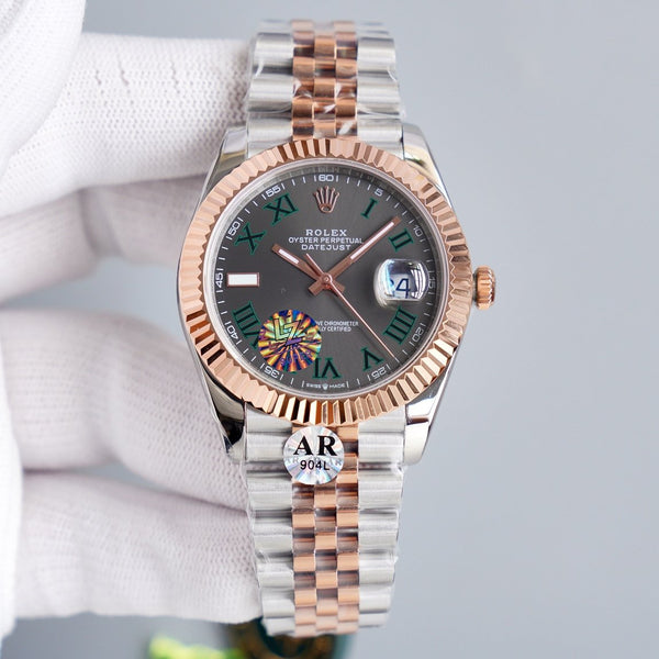 DATEJUST 41MM QUADRANTE WIMBLEDON BRACCIALE JUBILEE