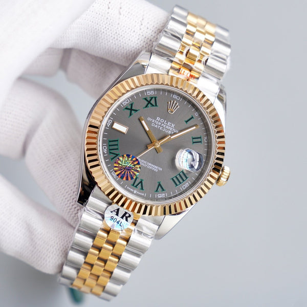 DATEJUST 41MM QUADRANTE WIMBLEDON BRACCIALE JUBILEE