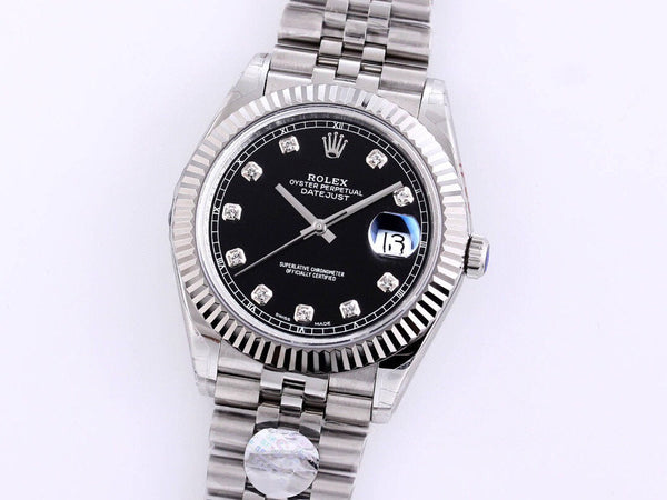 DATEJUST 41MM STAINLESS STEEL DIAMOND NUMERALS