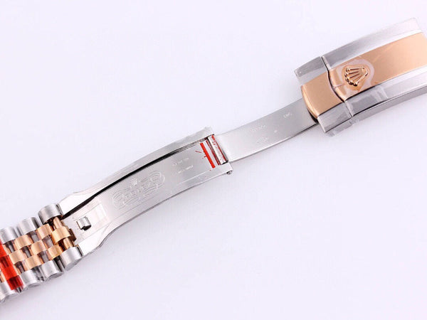 DATEJUST 41MM TWO-TONE WHITE DIAL DIAMOND NUMERAL