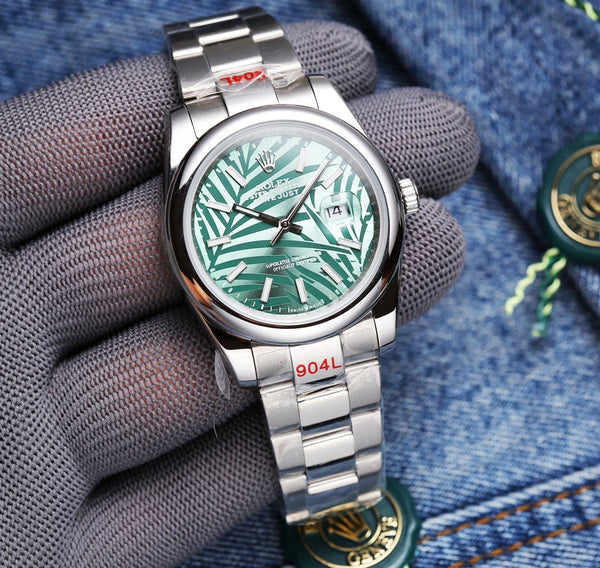DATEJUST 41 ACCIAIO INOSSIDABILE QUADRANTE VERDE PERSONALIZZATO
