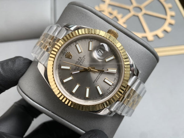 DATEJUST II 41 QUADRANTE GRIGIO BICOLORE