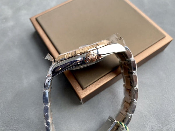 DATEJUST II ORO ACCIAIO QUADRANTE BIANCO NUMERI ARABI BRACCIALE OYSTER