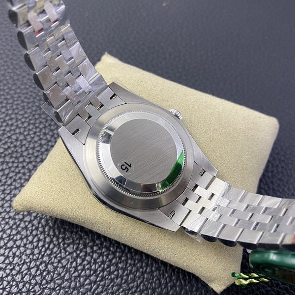 DATEJUST 41MM LUNETTA LISCIA QUADRANTE BLU BRACCIALE OYSTER