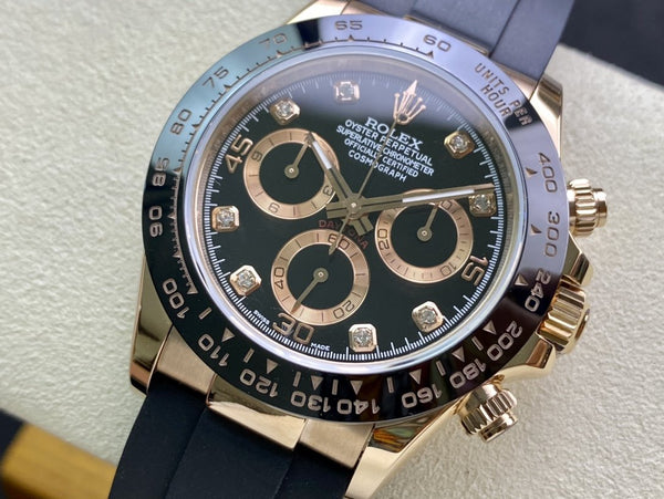 DAYTONA ROSE ROSE GOLD 40MM CERAMIC DIAMOND NUMERALS