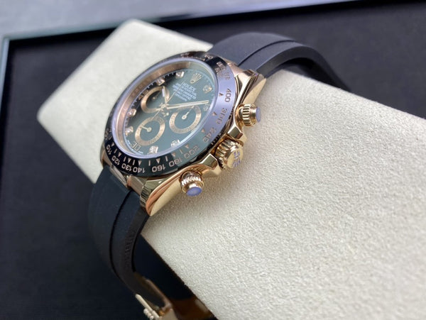 DAYTONA ROSE ROSE GOLD 40MM CERAMIC DIAMOND NUMERALS