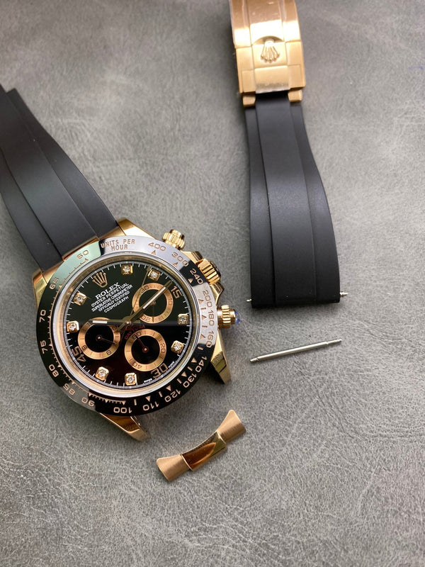 DAYTONA ROSE ROSE GOLD 40MM CERAMIC DIAMOND NUMERALS