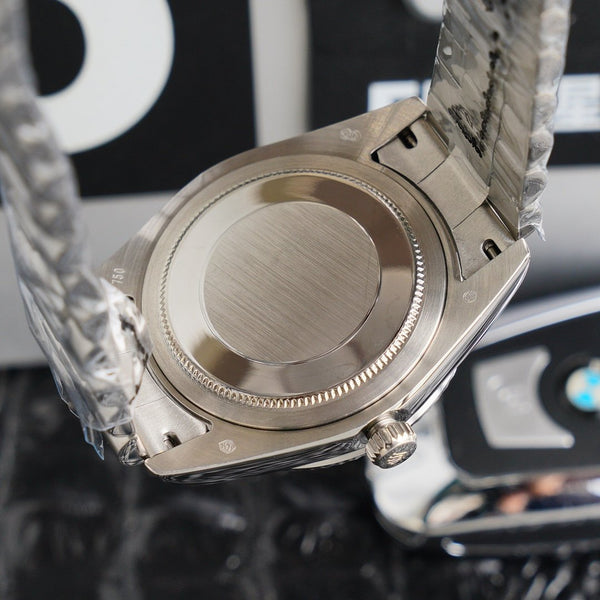 DATEJUST 41 STAINLESS STEEL CUSTOM BLUE EMERALD DIAL