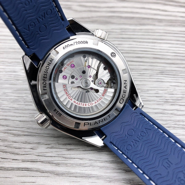 SEAMASTER PROFESSIONAL PLANET OCEAN 600M CASSA IN ACCIAIO QUADRANTE BLU