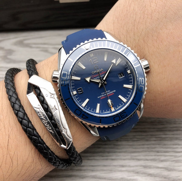 SEAMASTER PROFESSIONAL PLANET OCEAN 600M CASSA IN ACCIAIO QUADRANTE BLU