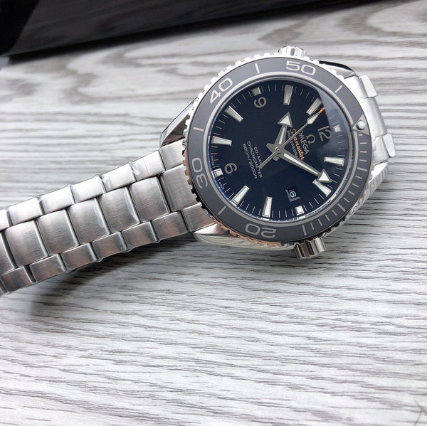 SEAMASTER PROFESSIONAL PLANET OCEAN 600M CASSA IN ACCIAIO QUADRANTE NERO