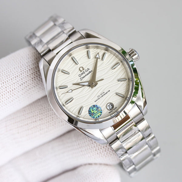 AQUA TERRA 150M CO-AXIAL 34MM STAINLESS STEEL CREAM DIAL