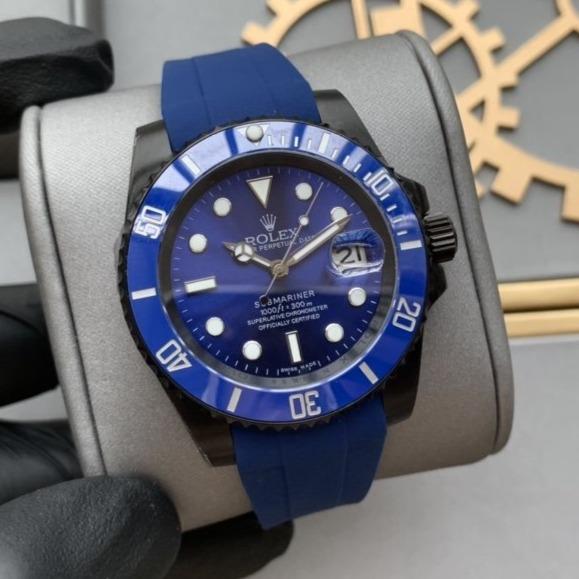 SUBMARINER DATE 41 BLACK CASE BLUE DIAL
