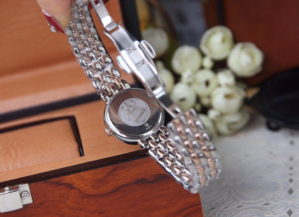 DEVILLE LADYMATIC 29MM QUADRANTE BLU BICOLORE