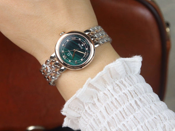 DEVILLE LADYMATIC 29MM QUADRANTE BLU BICOLORE