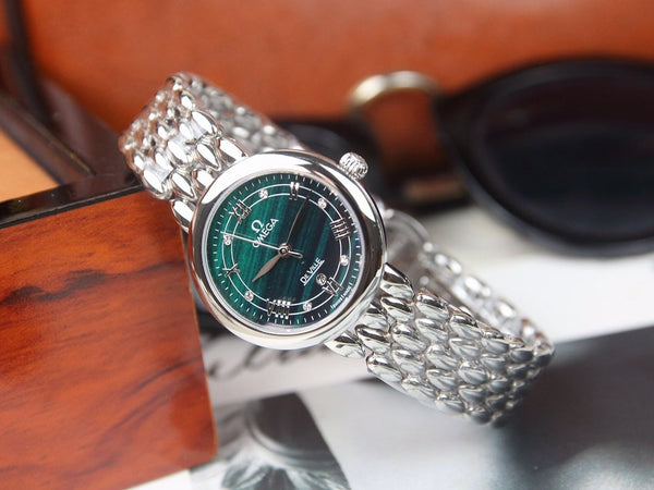 DEVILLE LADYMATIC 29MM STEEL BLUE DIAL