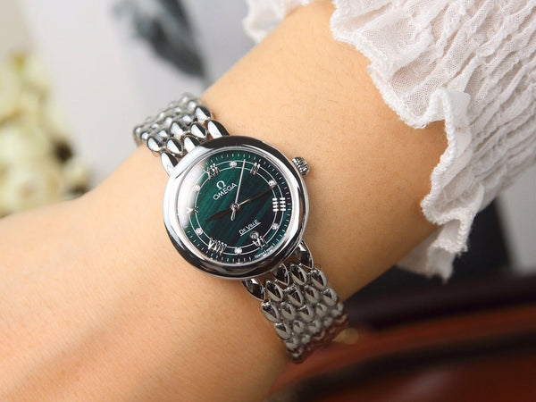 DEVILLE LADYMATIC 29MM STEEL BLUE DIAL