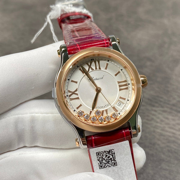 HAPPY DIAMOND 36 CINTURINO IN PELLE BICOLORE