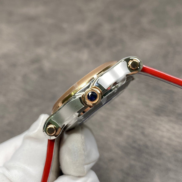 HAPPY DIAMOND 36 CINTURINO IN PELLE BICOLORE