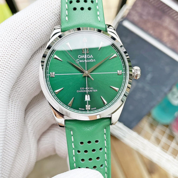 SEAMASTER AQUA TERRA CO-AXIAL BLUE DIAL LEATHER