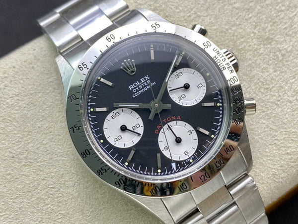 DAYTONA 37MM CASSA IN ACCIAIO VINTAGE QUADRANTE NERO