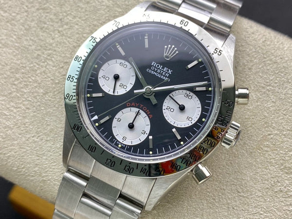 DAYTONA 37MM CASSA IN ACCIAIO VINTAGE QUADRANTE NERO