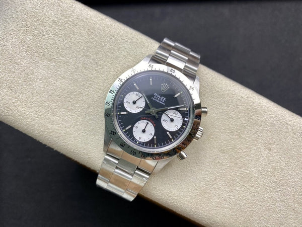 DAYTONA 37MM CASSA IN ACCIAIO VINTAGE QUADRANTE NERO