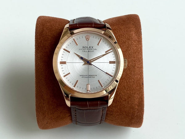 OYSTER PERPETUAL 41 STAINLESS STEEL LEATHER