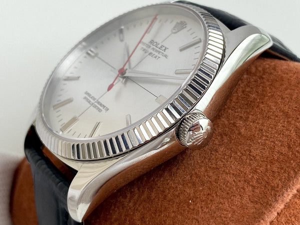 OYSTER PERPETUAL 41 STEEL CASE LEATHER