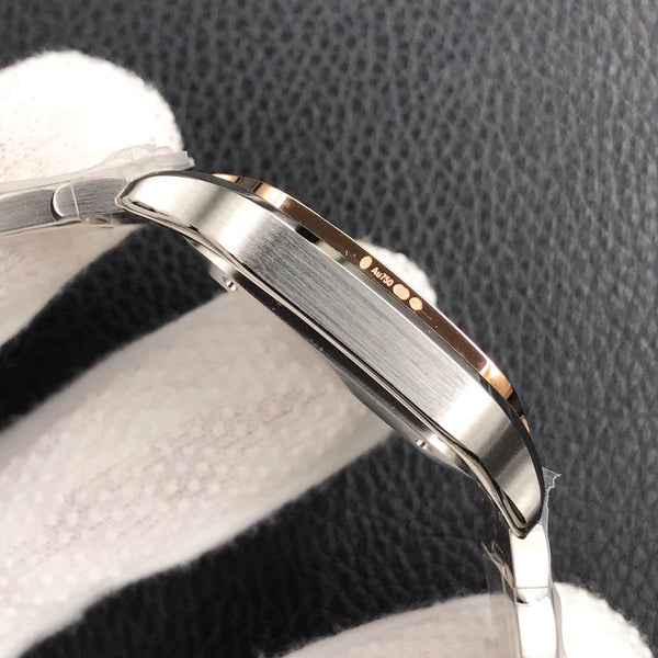 SANTOS LADY 35,1MM ACCIAIO ORO ROSA