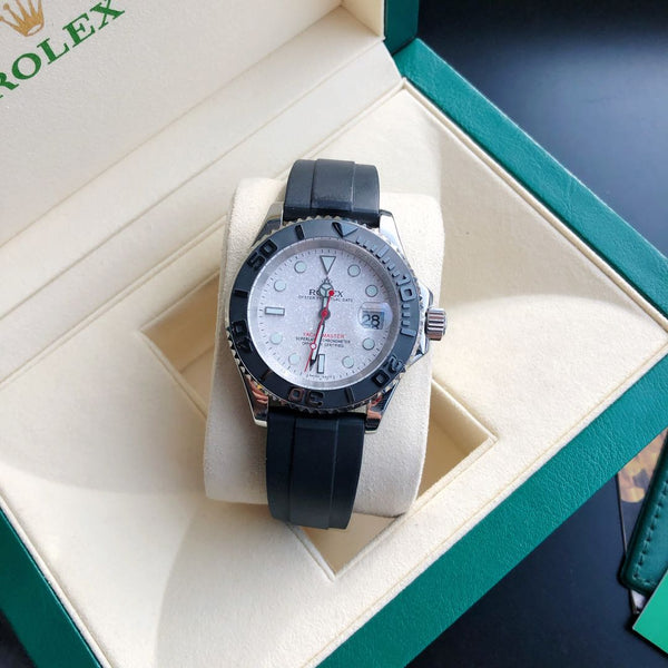 YACHT-MASTE LUNETTA NERA QUADRANTE BIANCO