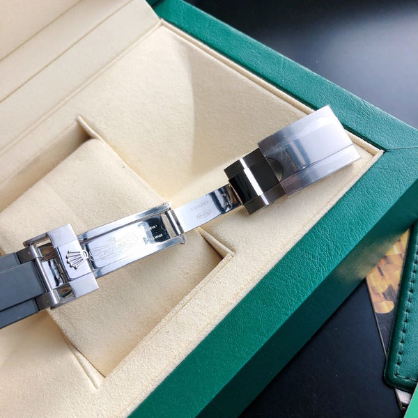 YACHT-MASTE LUNETTA NERA QUADRANTE BIANCO