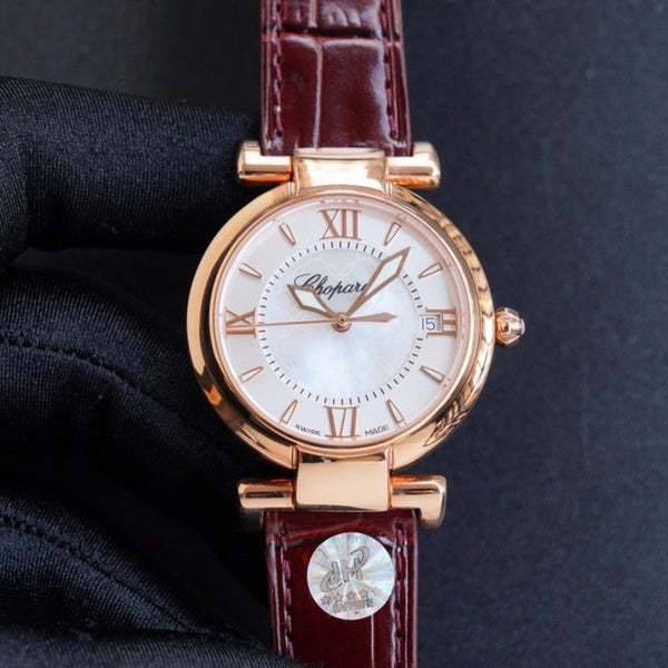 IMPERIALE 36MM AUTOMATICO CASSA IN ORO ROSA CINTURINO IN PELLE