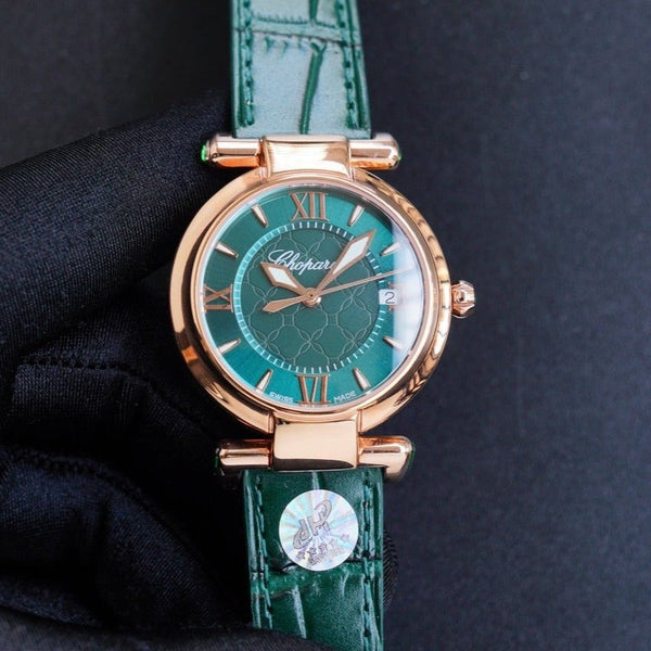 IMPERIALE 36MM AUTOMATICO CASSA IN ORO ROSA CINTURINO IN PELLE