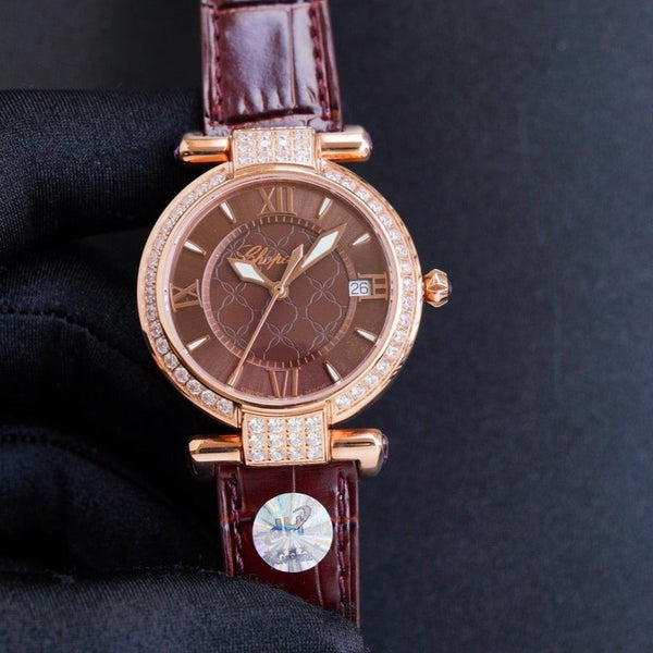 IMPERIALE 36MM AUTOMATICO CASSA IN ORO ROSA CINTURINO IN PELLE