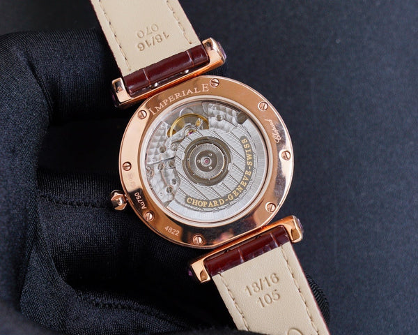 IMPERIALE 36MM AUTOMATICO CASSA IN ORO ROSA CINTURINO IN PELLE