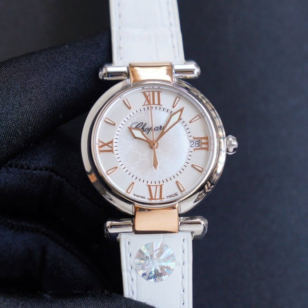 IMPERIALE 36MM AUTOMATIC STEEL CASE WHITE DIAL