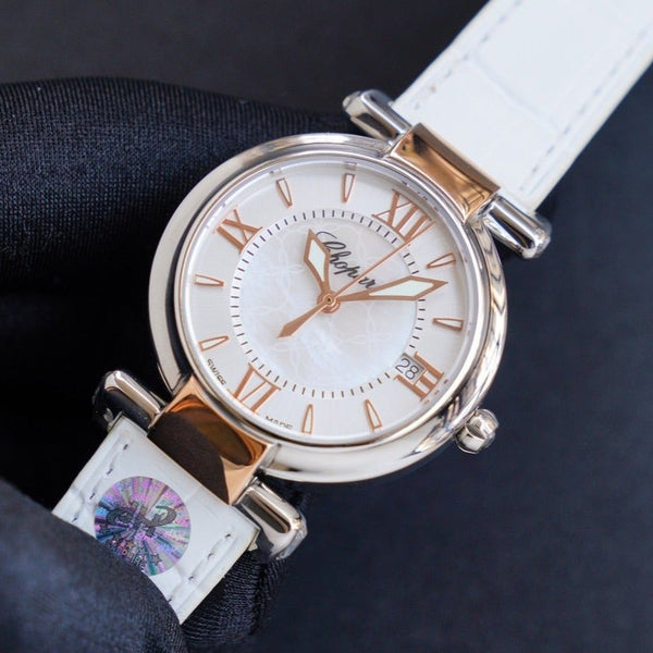 IMPERIALE 36MM AUTOMATIC STEEL CASE WHITE DIAL